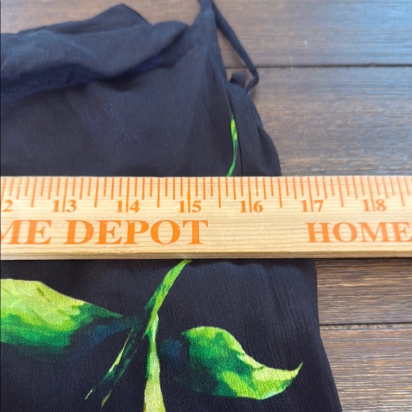 Rocco Sand Black Strappy Cowl Neck Oversized Floral Maxi Dress Size XL - Picture 14 of 15